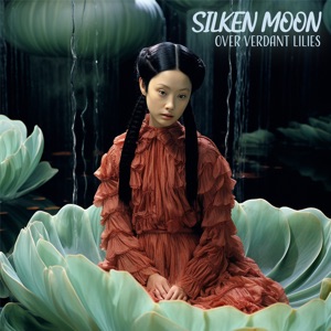 Silken Moon over Verdant Lilies