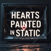 Hearts Painted in Static