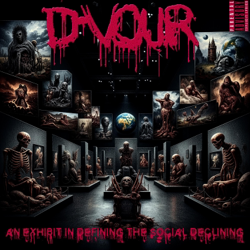 An Exhibit in Defining the Social Declining - D-Vour Cover Art