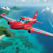 Petit avion rouge