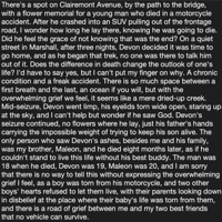 survivor's guilt - Philly?