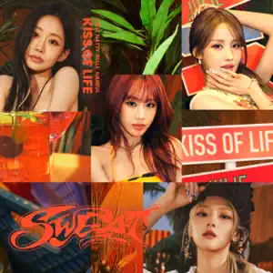 KISS OF LIFE「SWEAT -JAPANESE EP-」のジャケット