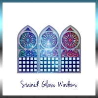 Stained Glass Windows - Single - Rare of Breed