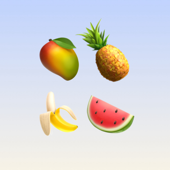 Mango Pineapple Banana (Watermelon)