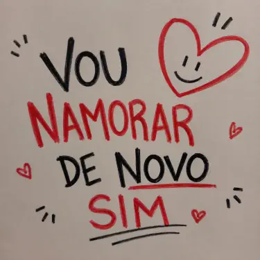 Vou namorar sim de novo