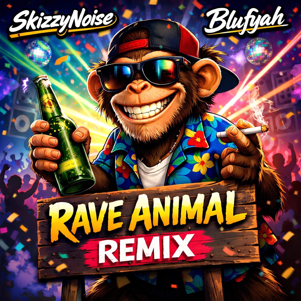 Обложка альбома «Rave Animal (Remix) - Single» — SkizzyNoise & Blufyah