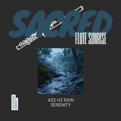 432 Hz Rain Serenity: Flute Echoes for Deep Healing