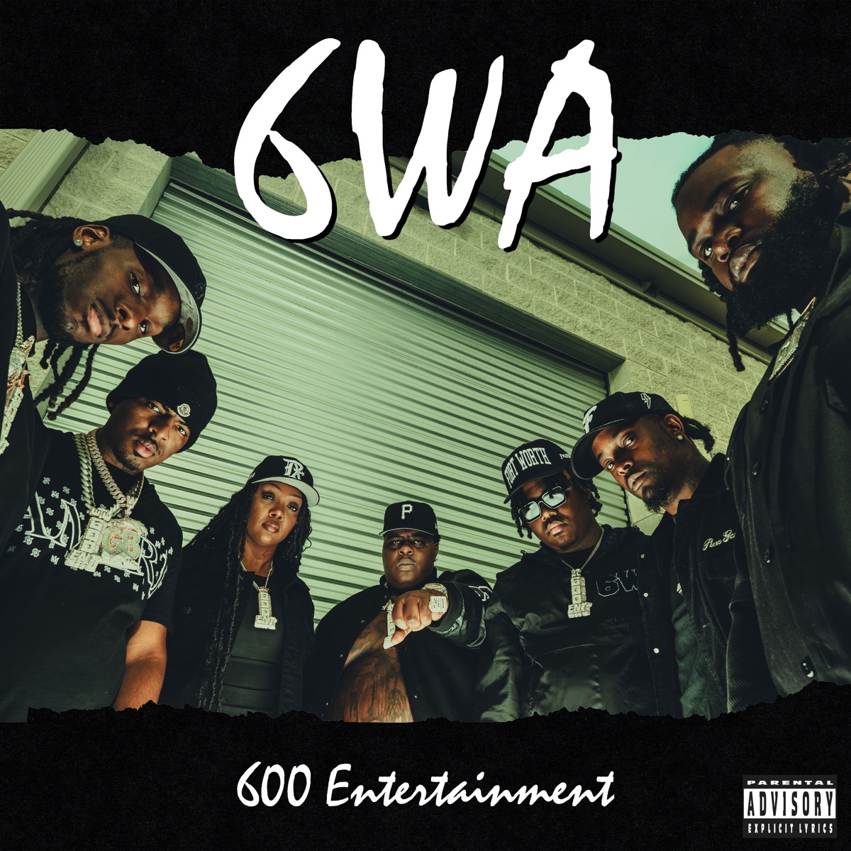 6WA by BigXthaPlug, Ro$ama, MurdaGang PB & Yung Hood album artwork