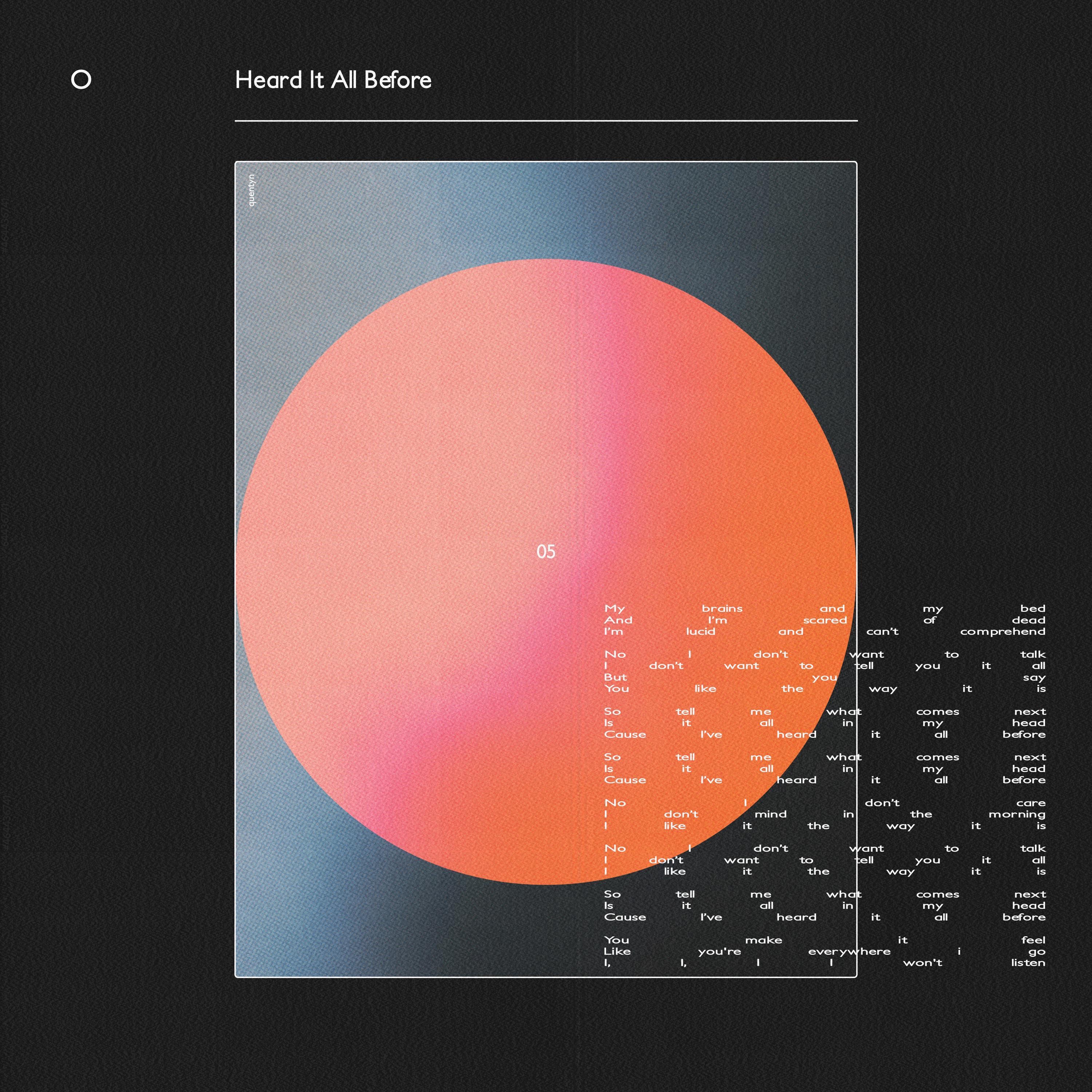 Heard It All Before - Single