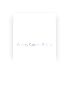 收听 Cherry Summit Bistro、观看音乐视频、阅读小传、查看巡演日期等 ！