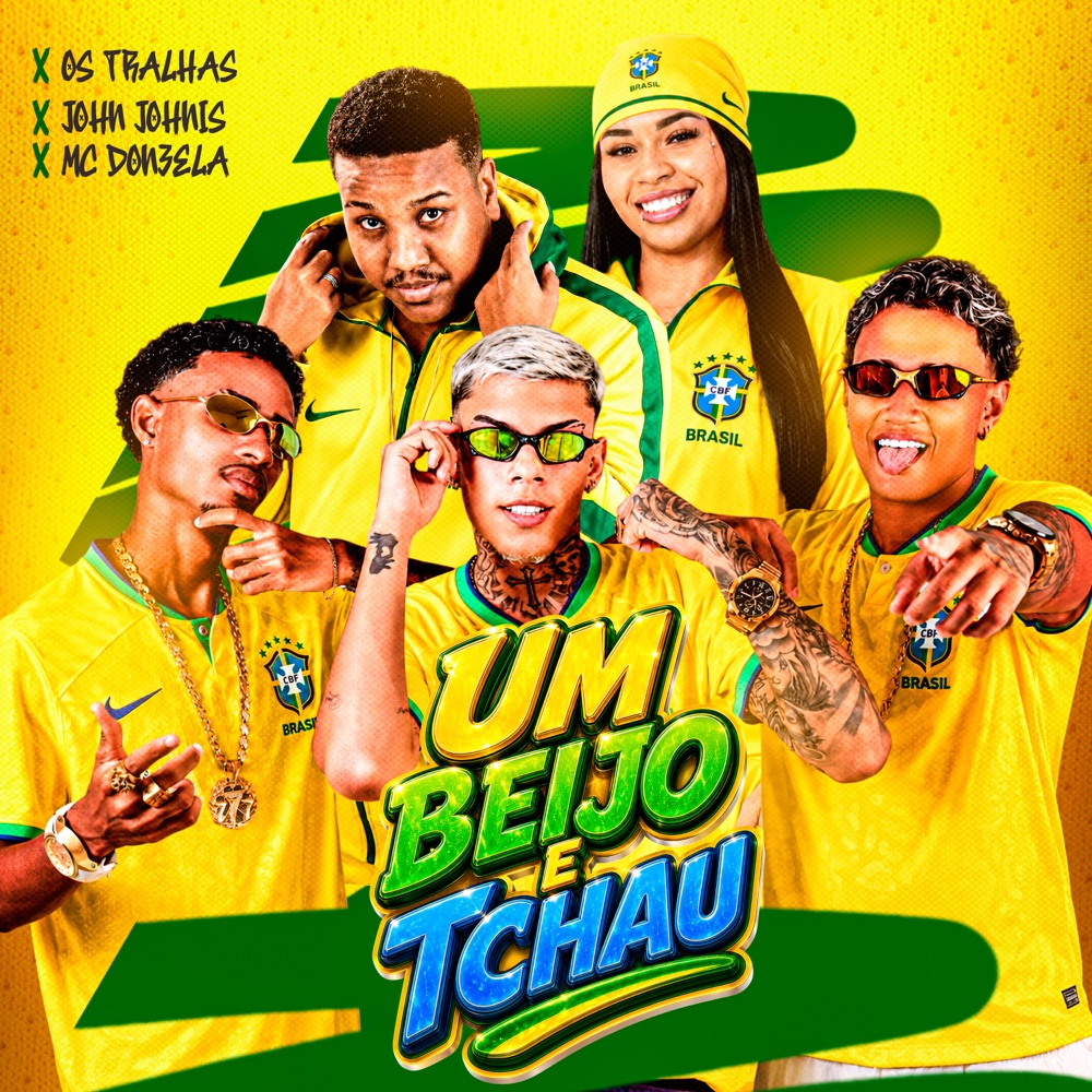 Обложка альбома «Um Beijo e Tchau - Single» — Os Tralhas & MC Donzela