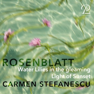 Rosenblatt: Water Lilies in the gleaming Light of Sunset - Single