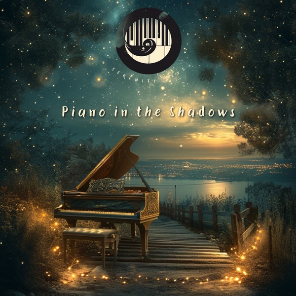 Piano in the Shadows: Embracing Night's Peace