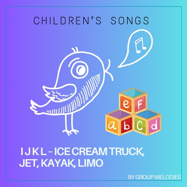 I J K L – Ice Cream Truck, Jet, Kayak, Limo - Single