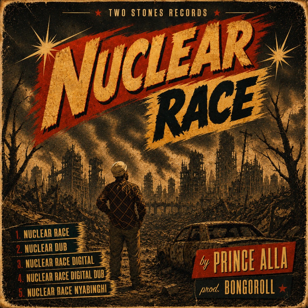 Обложка альбома «Nuclear race (feat. Bongoroll) - EP» — Prince Alla