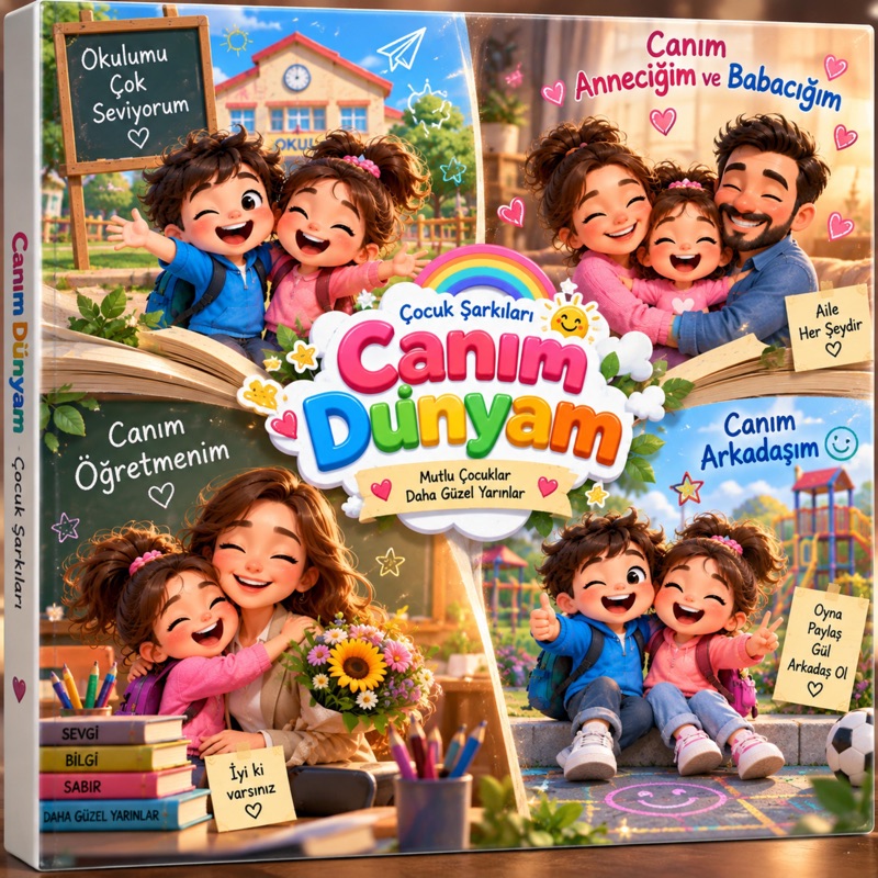 Canım Anneciğim Ve Babacığım - Çocuk Şarkısı