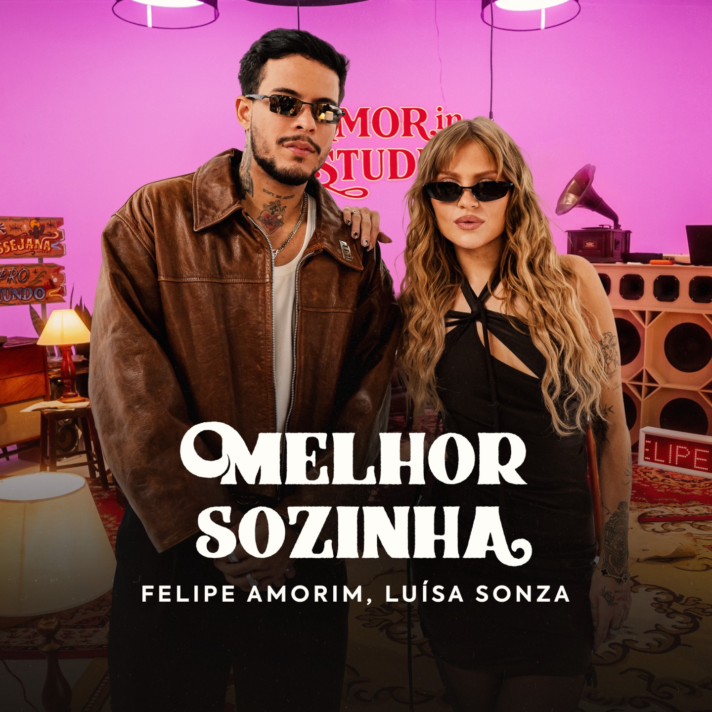 Felipe Amorim & Luísa Sonza – Melhor Sozinha – Single Cover
