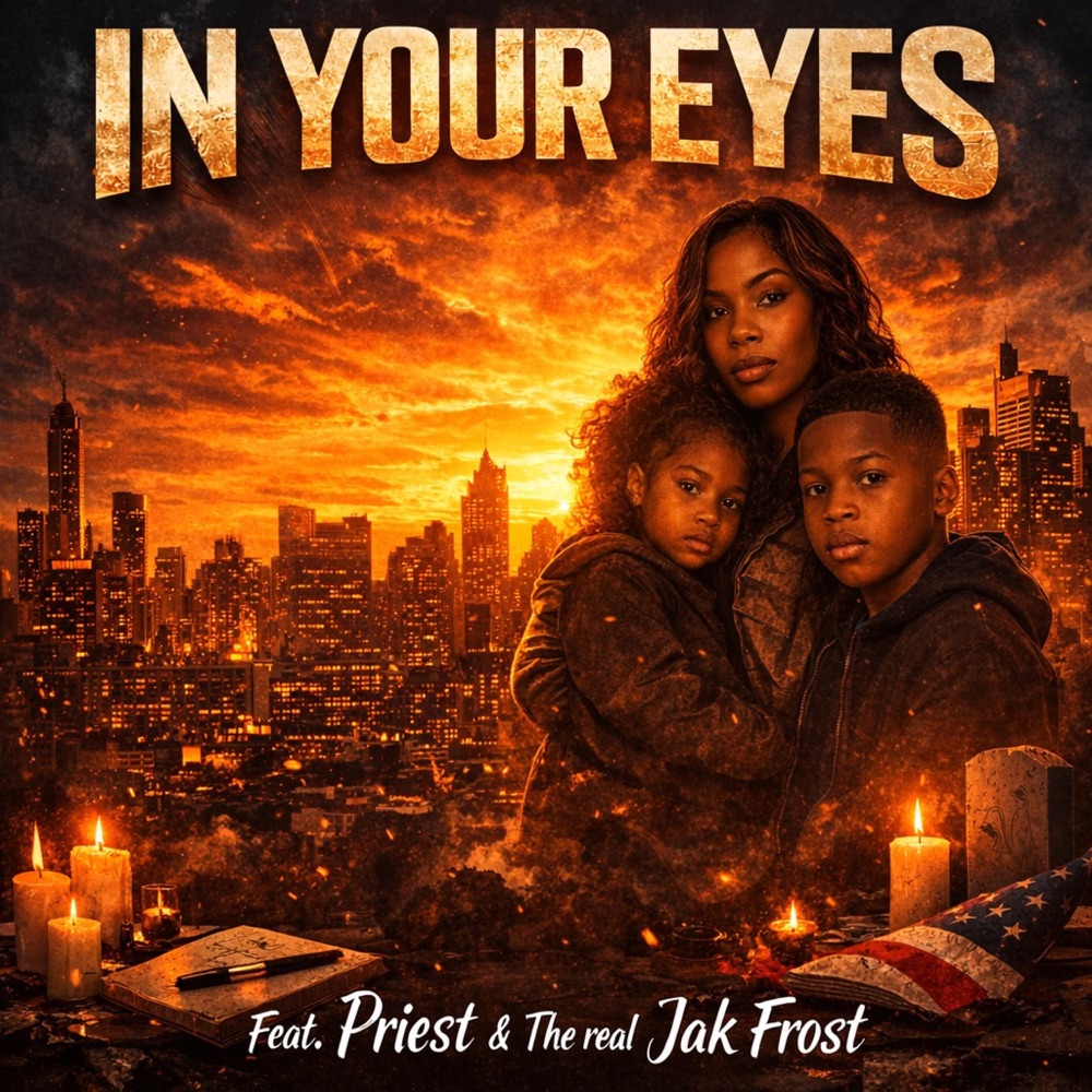 Обложка альбома «IN YOUR EYES (feat. Priest, The real Jak Frost & DJ DYSFUNKSHUNAL) - Single» — $cąlpąB€nØ