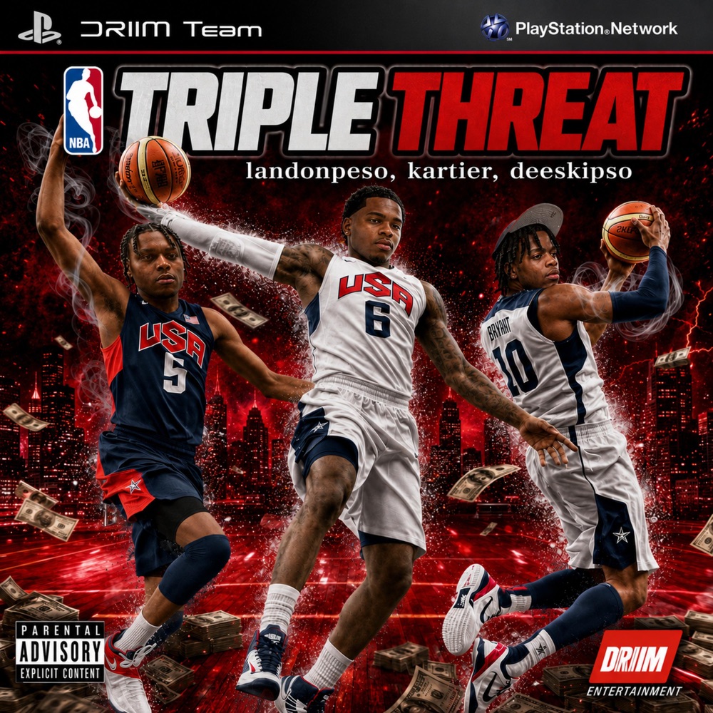 Обложка альбома «Triple Threat (feat. Kartier & deeskiipso) - Single» — landonpeso