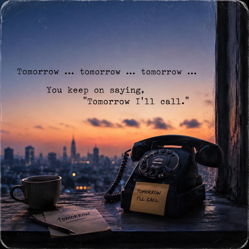 Tomorrow I'll call - Single