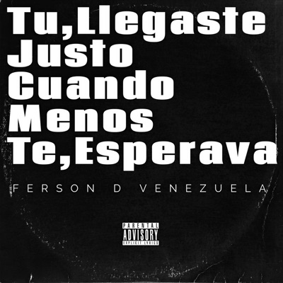 Tu Llegaste Justo Cuando Menos Te Esperaba - Single