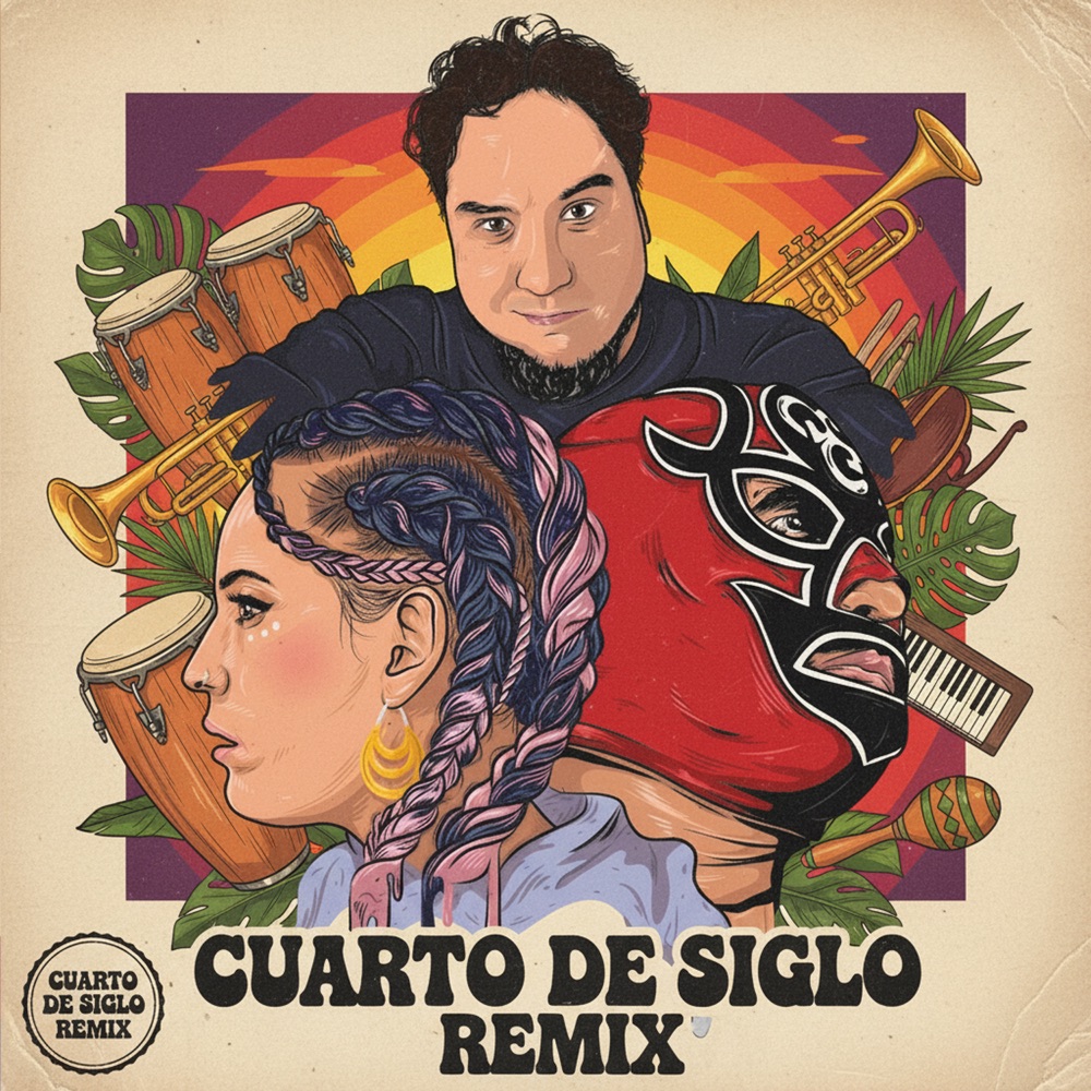 Обложка альбома «Cuarto de Siglo (Remix) - Single» — Skool 77, Ximbo & Zaheed Santana