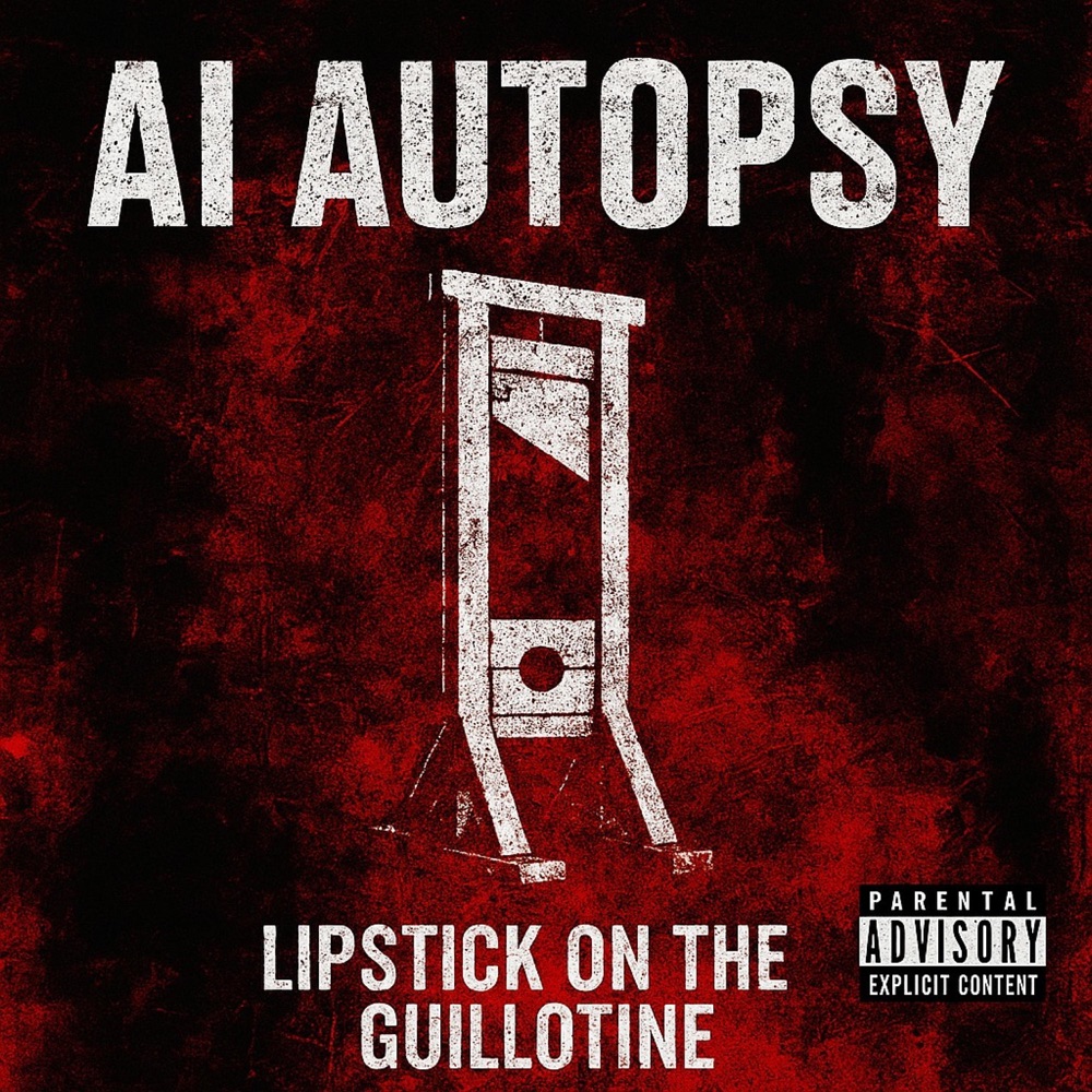 Обложка альбома «Lipstick on the Guill0tine - Single» — AI Autopsy