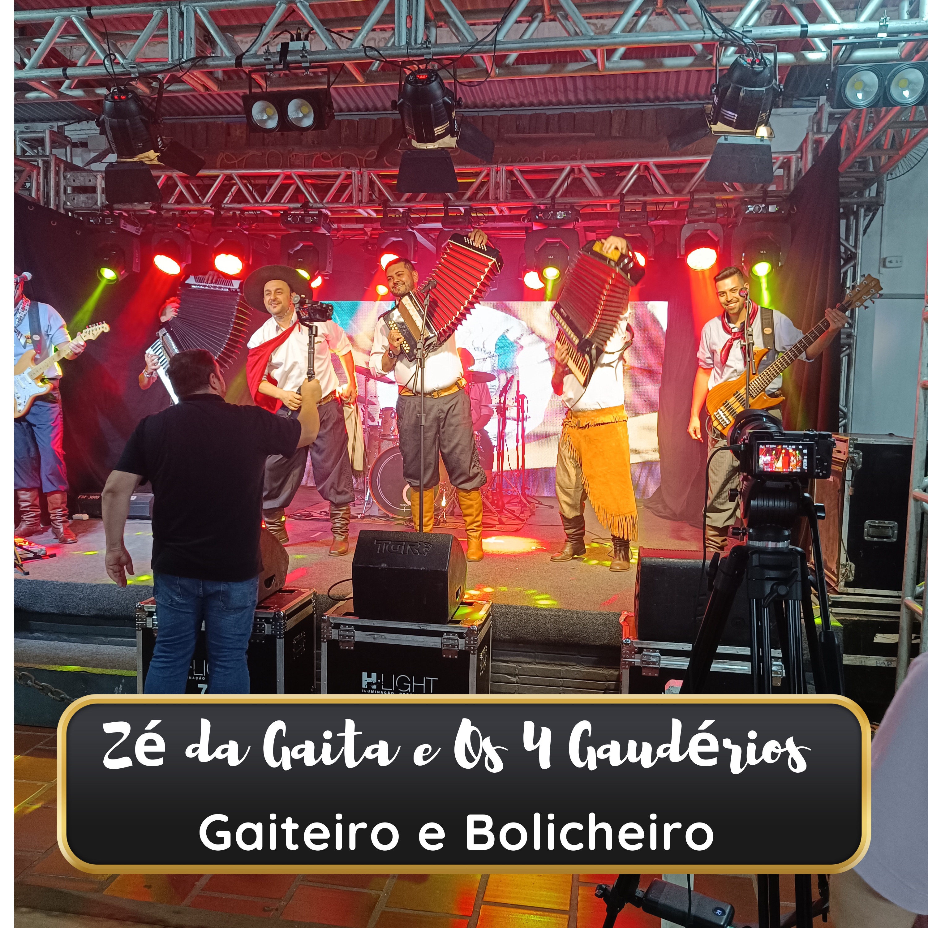 Gaiteiro e Bolicheiro - Zé da Gaita - Os 4 Gaudérios - Dionei de Mattos Lewandowski