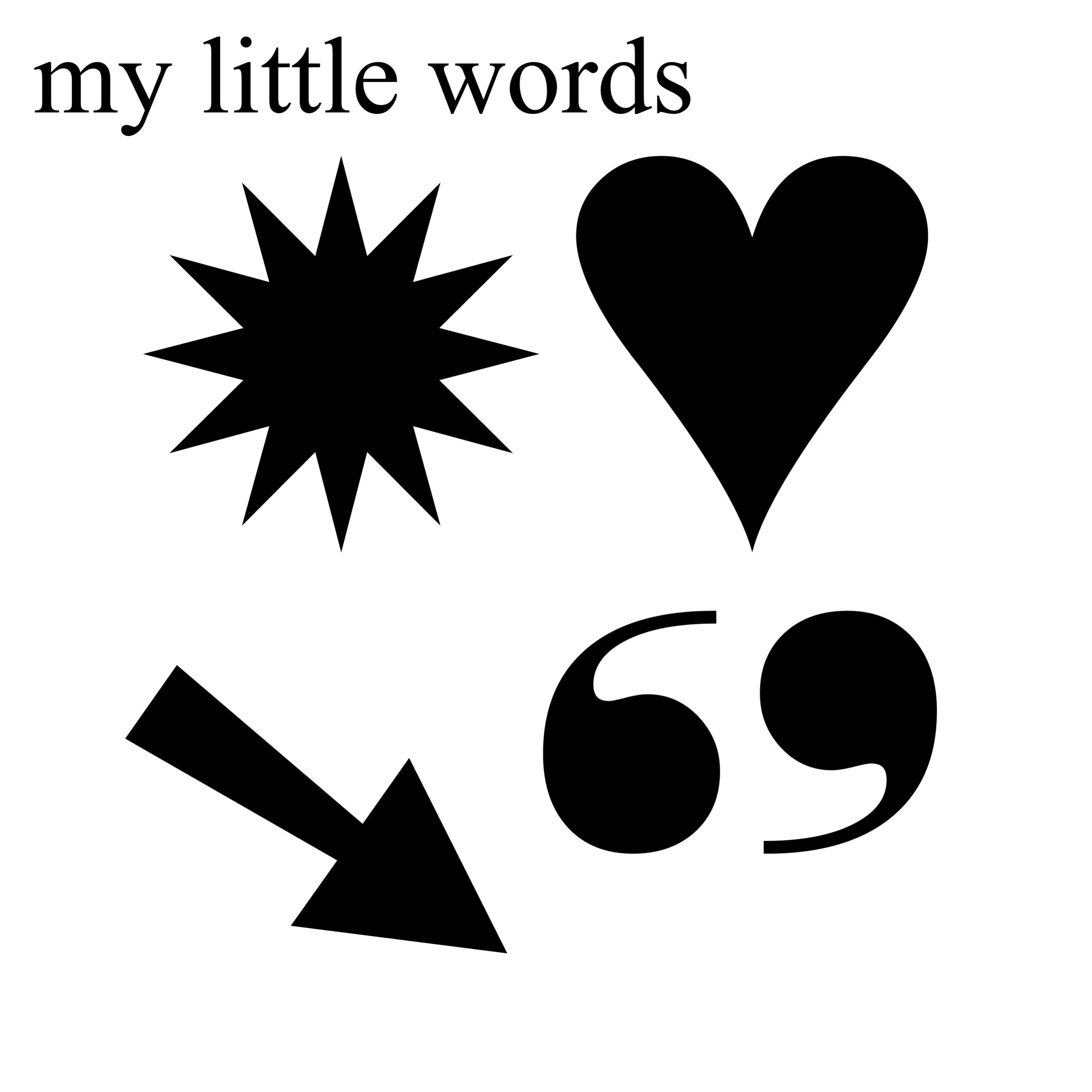 My Little Words - Single