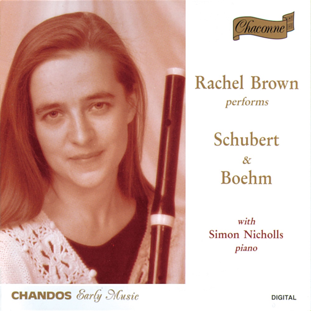 Обложка альбома «Rachel Brown plays Schubert & Boehm Flute Music» — Rachel Brown & Simon Nicholls