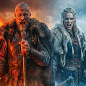 NORTH CALLING | Dark Viking Rap song art