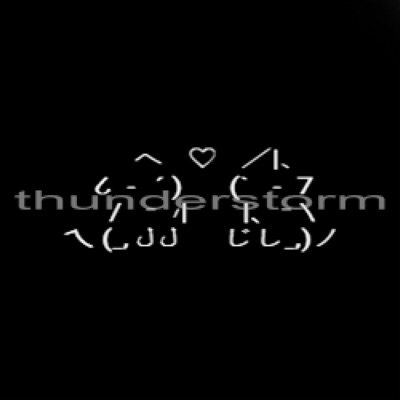 thunderstorm. - Single