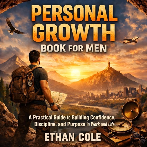 Personal Growth Book for Men: A Practical Guide to Building Confidence, Discipline, and Purpose in Work and Life (Unabridged) cover