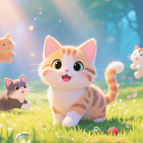 Khu vườn của mèo con