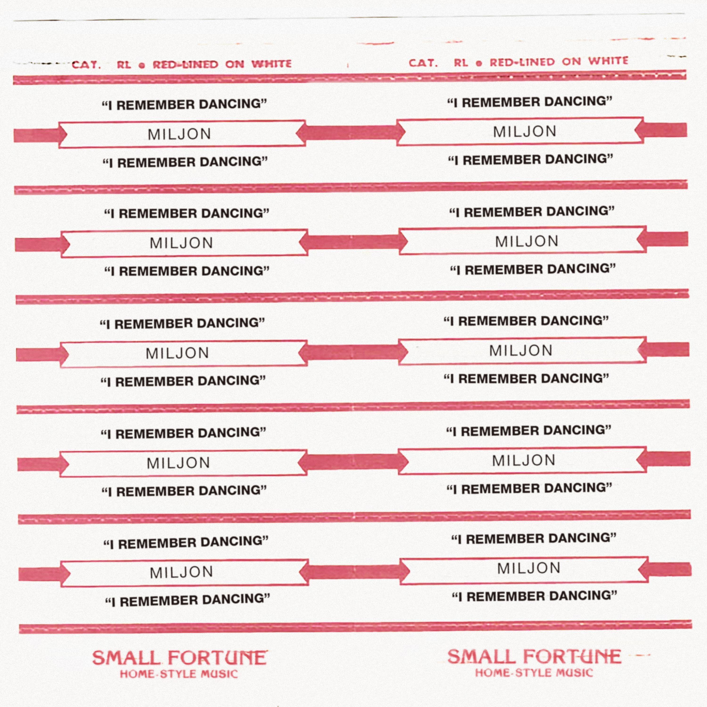 I Remember Dancing - Single