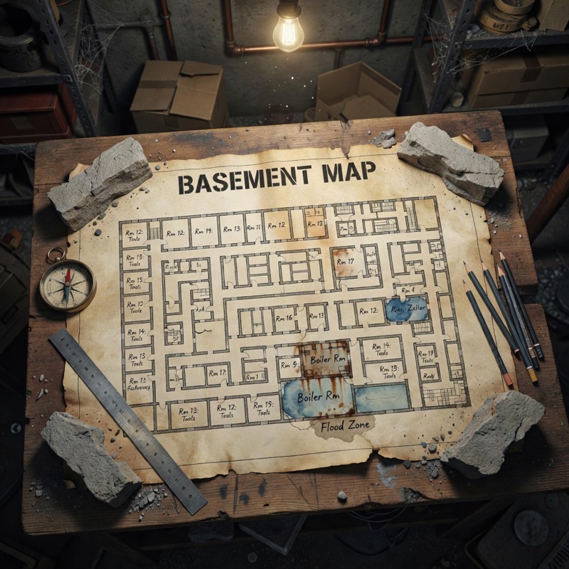 Basement Map - Single