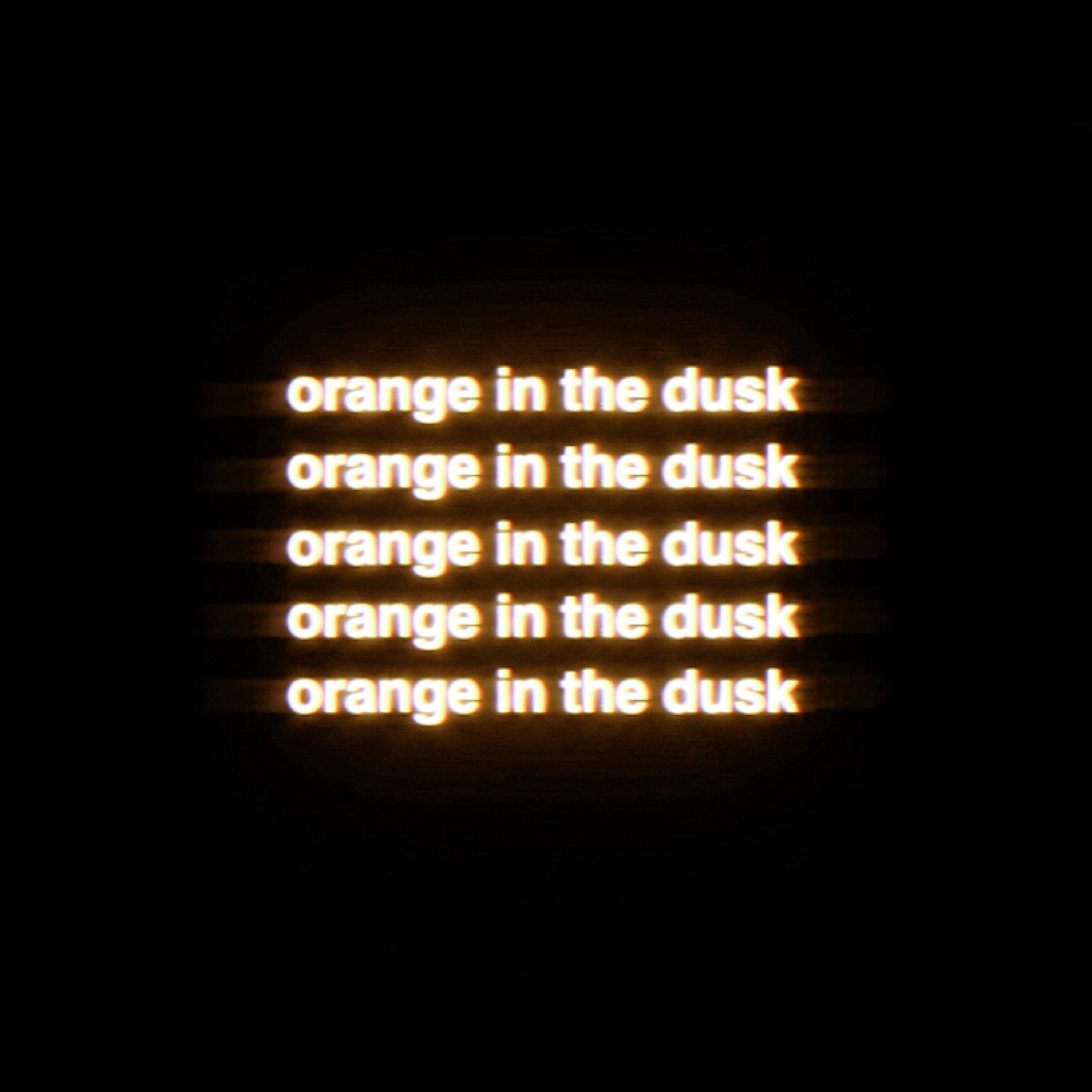 orange in the dusk - Single