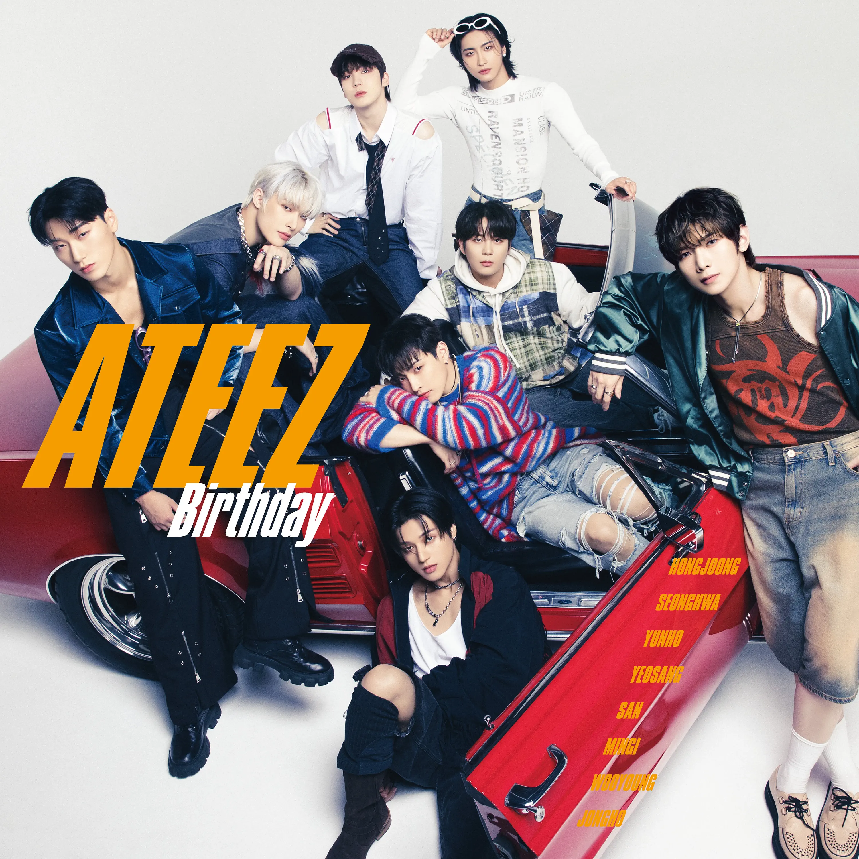 ATEEZ　ソンファ　Birthday　21枚 ATEEZ ソンファ Birthday 21枚 ATEEZ JAPAN 4TH SINGLE「Birthday