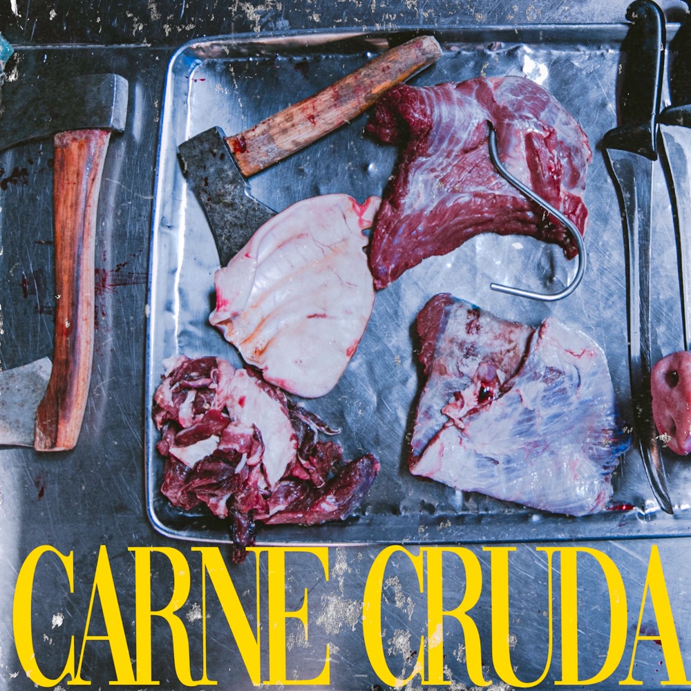 Обложка альбома «Carne Cruda (feat. Open Timbz) - Single» — Geassassin, Teeam Revolver & Rich Vagos
