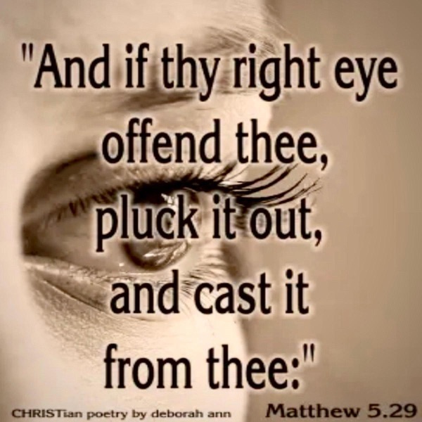 pluck it out