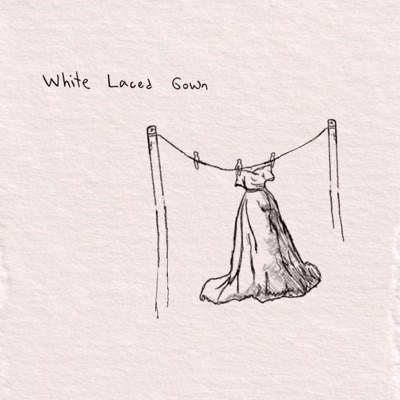 White Laced Gown - Single