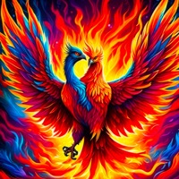 Phoenix Reborn In Flames