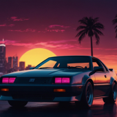 Retro Run (Remastered) \\ Chillwave  Synthwave song art