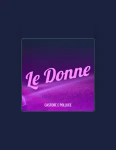 Ascolta Castore e Polluce, guarda video musicali, leggi la biografia, vedi le date del tour & altro!