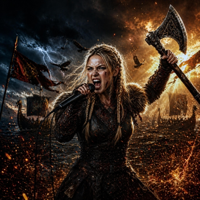 Valhalla’s Daughters | Awaken Your Warrior Soul | Epic Viking Music - Raven Astrid Cover Art