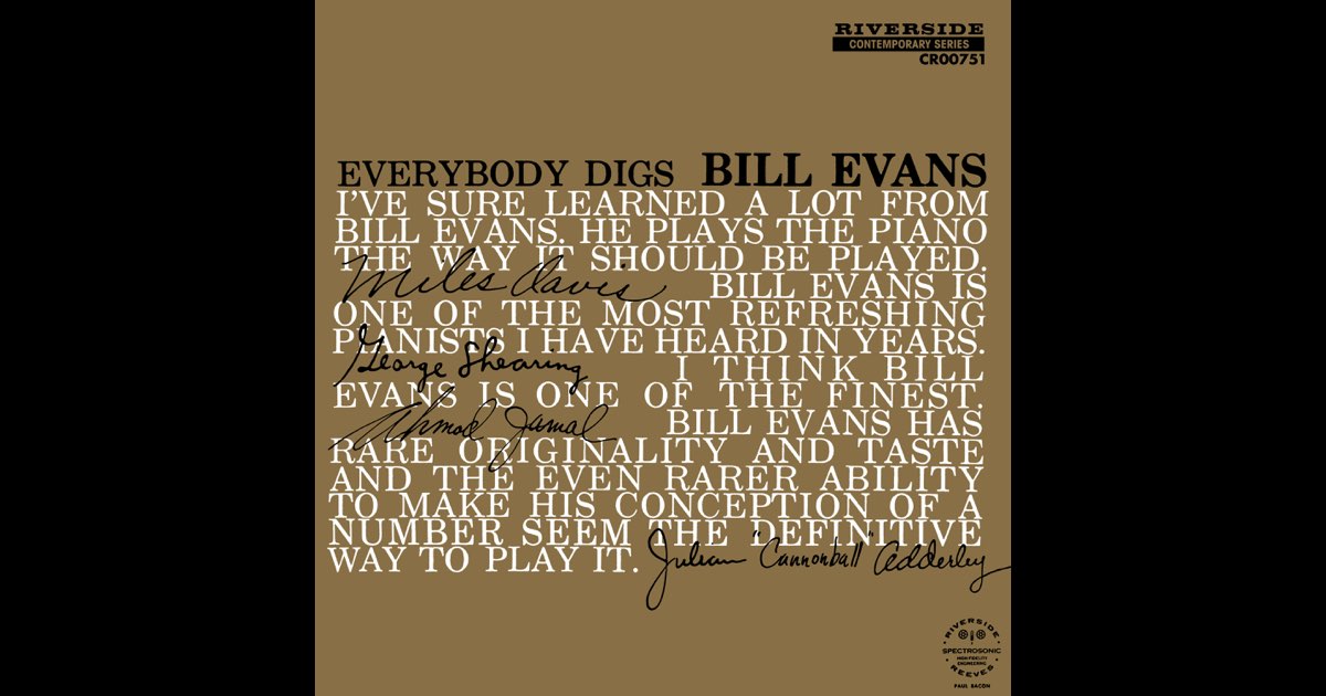 Everybody Digs Bill Evans (Mono Mix) [Remastered 2024