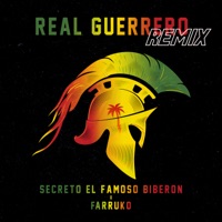 Album cover for Real Guerrero (Remix) - Single by Secreto El Famoso Biberón & Farruko