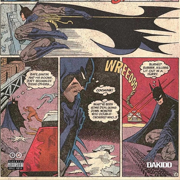 cocaine dressed in Batman