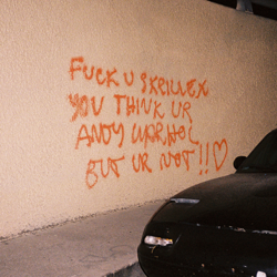 F*CK U SKRILLEX YOU THINK UR ANDY WARHOL BUT UR NOT!! &lt;3 - Skrillex Cover Art