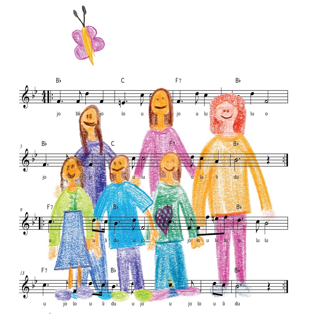 Обложка альбома «Jodel - Literatur für Kinder (feat. Markus Flückiger, Max Lässer, Flurina Ott, Lena Ott, Sarah Marggi, Leilany Ochsner & Laura Marggi)» — Nadja Räss